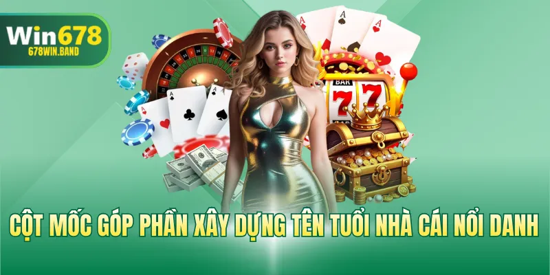 Cột mốc góp phần xây dựng tên tuổi nhà cái nổi danh