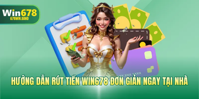 Hướng dẫn rút tiền tại WIN678 đơn giản ngay tại nhà